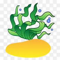 矢量水草气泡素材-空若网 矢量水草气泡素材-空若网