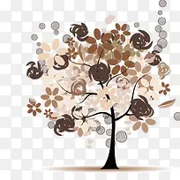 咖色生命树-空若网 咖色生命树-空若网