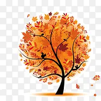 橘红色生命树-空若网 橘红色生命树-空若网