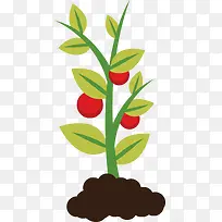 彩色卡通植物图案-空若网 彩色卡通植物图案-空若网