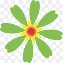 绿色爱心创意花朵植物-空若网 绿色爱心创意花朵植物-空若网