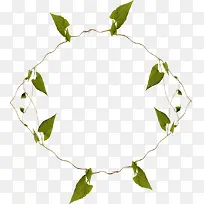 绿色植物花环创意-空若网 绿色植物花环创意-空若网