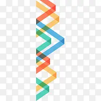 彩色折边条纹装饰-空若网 彩色折边条纹装饰-空若网