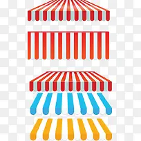 彩色条纹布元素-空若网 彩色条纹布元素-空若网