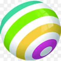 圆球彩色条纹夏天-空若网 圆球彩色条纹夏天-空若网