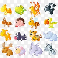 卡通动物图标-空若网 卡通动物图标-空若网