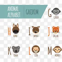 矢量手绘卡通字母-空若网 矢量手绘卡通字母-空若网