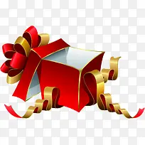 手绘红色礼盒促销展架-空若网 手绘红色礼盒促销展架-空若网