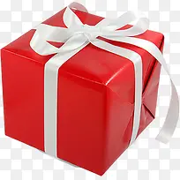 红色礼盒白色礼带-空若网 红色礼盒白色礼带-空若网