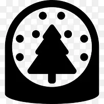 雪球一树图标-空若网 雪球一树图标-空若网