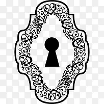 小孔垂直对称形装饰图标-空若网 小孔垂直对称形装饰图标-空若网