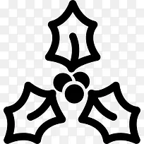 圣诞节槲寄生图标-空若网 圣诞节槲寄生图标-空若网