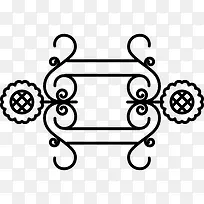 花艺设计的对称的形状图标-空若网 花艺设计的对称的形状图标-空若网