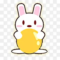 中秋可爱兔子装饰-空若网 中秋可爱兔子装饰-空若网