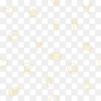 手绘卡通食物图标块装饰-空若网 手绘卡通食物图标块装饰-空若网