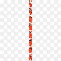 橙色招财猫装饰-空若网 橙色招财猫装饰-空若网