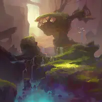 手绘动漫插画神秘-空若网 手绘动漫插画神秘-空若网