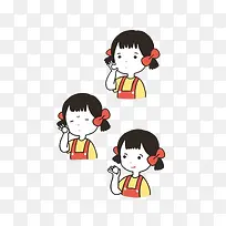 �ֻ�С��Ů���ͼ��-������