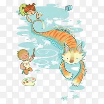 ��ͨ�廭-������