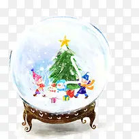 可爱卡通水晶球圣诞-空若网 可爱卡通水晶球圣诞-空若网