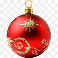 红色圣诞节装饰球素材-空若网 红色圣诞节装饰球素材-空若网