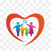 家庭爱心儿童爱情象征-家庭日-空若网 家庭爱心儿童爱情象征-家庭日-空若网