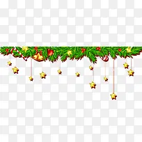 圣诞节手绘星星植物-空若网 圣诞节手绘星星植物-空若网