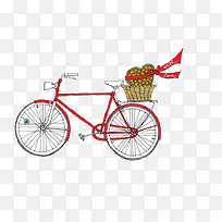 手绘自行车-空若网 手绘自行车-空若网