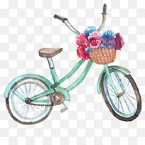 水彩自行车-空若网 水彩自行车-空若网