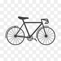 卡通手绘自行车-空若网 卡通手绘自行车-空若网