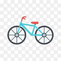 矢量扁平化自行车-空若网 矢量扁平化自行车-空若网
