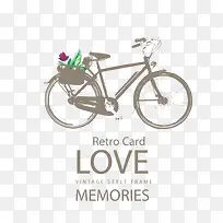 矢量爱的单车-空若网 矢量爱的单车-空若网