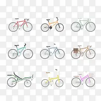 卡通自行车设计素材-空若网 卡通自行车设计素材-空若网