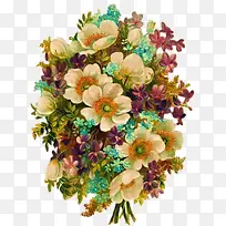 卡通花剪影卡通花素材-空若网 卡通花剪影卡通花素材-空若网