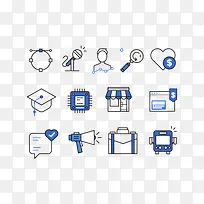 扁平化图标-空若网 扁平化图标-空若网
