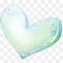 蓝色时尚水彩爱心图标-空若网 蓝色时尚水彩爱心图标-空若网