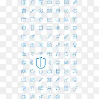 蓝色扁平化app图标-空若网 蓝色扁平化app图标-空若网