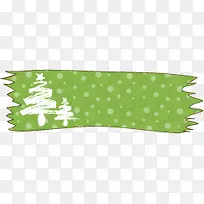 绿色圣诞可爱标签-空若网 绿色圣诞可爱标签-空若网
