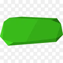 绿色立体几何标签-空若网 绿色立体几何标签-空若网