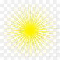 黄色卡通可爱日光-空若网 黄色卡通可爱日光-空若网