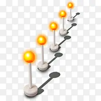 黄色可爱烛光美景-空若网 黄色可爱烛光美景-空若网