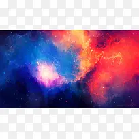 红色蓝色光效高清摄影合成-空若网 红色蓝色光效高清摄影合成-空若网