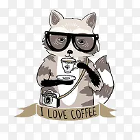 喜欢喝咖啡的猫-空若网 喜欢喝咖啡的猫-空若网