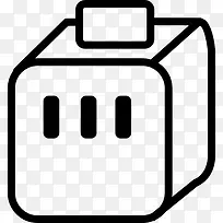 烤面包机有面包图标-空若网 烤面包机有面包图标-空若网