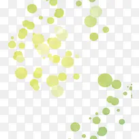 绿色可爱圆点装饰-空若网 绿色可爱圆点装饰-空若网