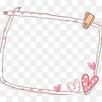 可爱爱心边框-空若网 可爱爱心边框-空若网