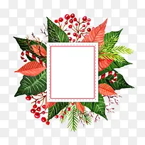 彩色树叶边框-空若网 彩色树叶边框-空若网