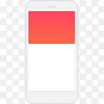 白色红屏手机卡通-空若网 白色红屏手机卡通-空若网