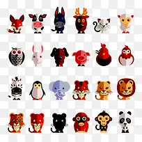 卡通动物-空若网 卡通动物-空若网