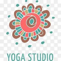 彩色手绘花朵图标-空若网 彩色手绘花朵图标-空若网